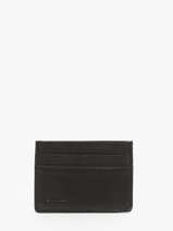 Leather Card Holder Oil Etrier Black oil EOIL011