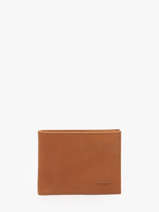 Leather Wallet Oil Etrier Brown oil EOIL102