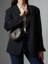 Crossbody Bag Oxer Leather Etrier Brown oxer EOXE130S-vue-porte