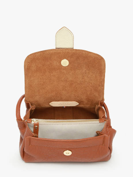 Sac Bandoulière S Agnes Cuir Etrier Marron agnes EAGC205S vue secondaire 6